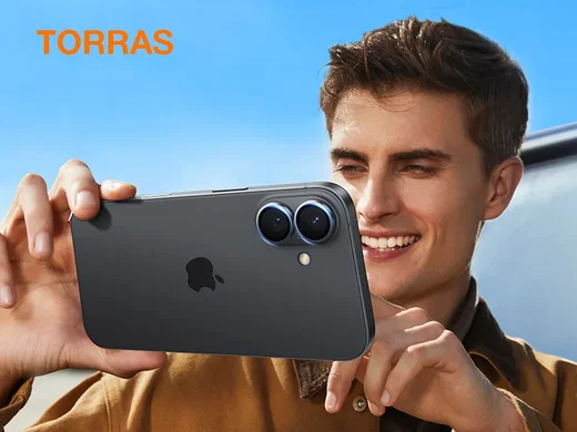 TORRAS LensGuard Apple iPhone 16 / 16 Plus Camera Protector Zwart afbeelding 8