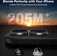 TORRAS LensGuard Apple iPhone 16 / 16 Plus Camera Protector Zwart afbeelding 3