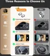 TORRAS LensGuard Apple iPhone 16 / 16 Plus Camera Protector Zwart afbeelding 12