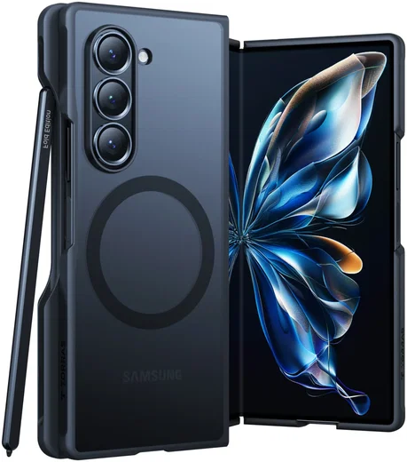 TORRAS Guardian Magnetic Samsung Galaxy Z Fold 6 Hoesje met MagSafe Zwart afbeelding 1