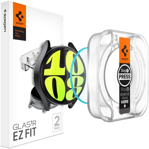 Spigen EZ Fit - Samsung Galaxy Watch 7 40MM Screen Protector Glas 2-Pack afbeelding 1