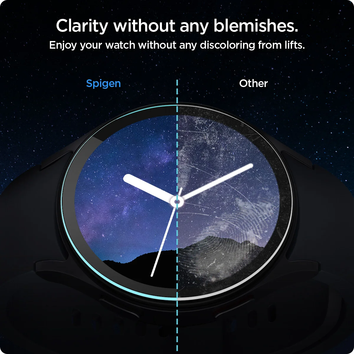 Spigen EZ Fit - Samsung Galaxy Watch 7 40MM Screen Protector Glas 2-Pack afbeelding 7