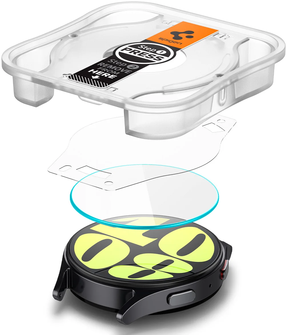 Spigen EZ Fit - Samsung Galaxy Watch 7 40MM Screen Protector Glas 2-Pack afbeelding 9