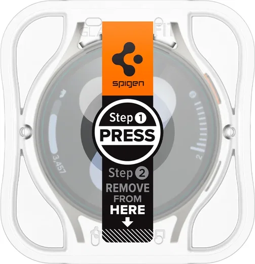 Spigen EZ Fit - Samsung Galaxy Watch 7 44MM Screen Protector Glas 2-Pack afbeelding 10