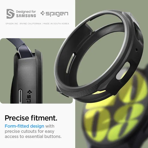 Spigen Liquid Air - Samsung Galaxy Watch 7 40MM Hoesje - Zwart afbeelding 7