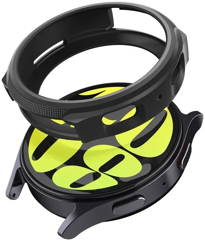 Spigen Liquid Air - Samsung Galaxy Watch 7 44MM Hoesje - Zwart afbeelding 2
