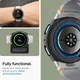 Spigen Liquid Air - Samsung Galaxy Watch 7 44MM Hoesje - Zwart afbeelding 5