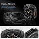 Spigen Rugged Armor - Samsung Galaxy Watch Ultra Hoesje - Zwart afbeelding 5