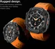 Spigen Rugged Armor - Samsung Galaxy Watch Ultra Hoesje - Zwart afbeelding 9