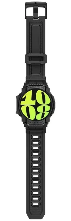 Spigen Rugged Armor Pro - Samsung Galaxy Watch 7 44MM - Hoesje en Bandje - Zwart afbeelding 11