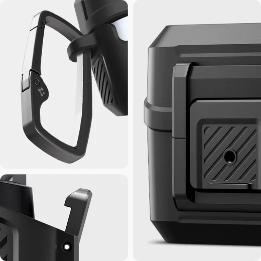 Spigen Lock Fit Samsung Galaxy Buds 3 / Buds 3 Pro Hoesje Zwart afbeelding 8