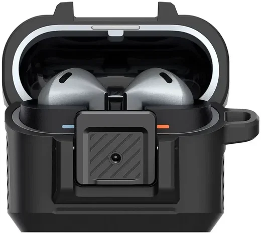 Spigen Lock Fit Samsung Galaxy Buds 3 / Buds 3 Pro Hoesje Zwart afbeelding 9