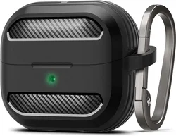 Spigen Rugged Armor Samsung Galaxy Buds 3 / 3 Pro Hoesje Zwart afbeelding