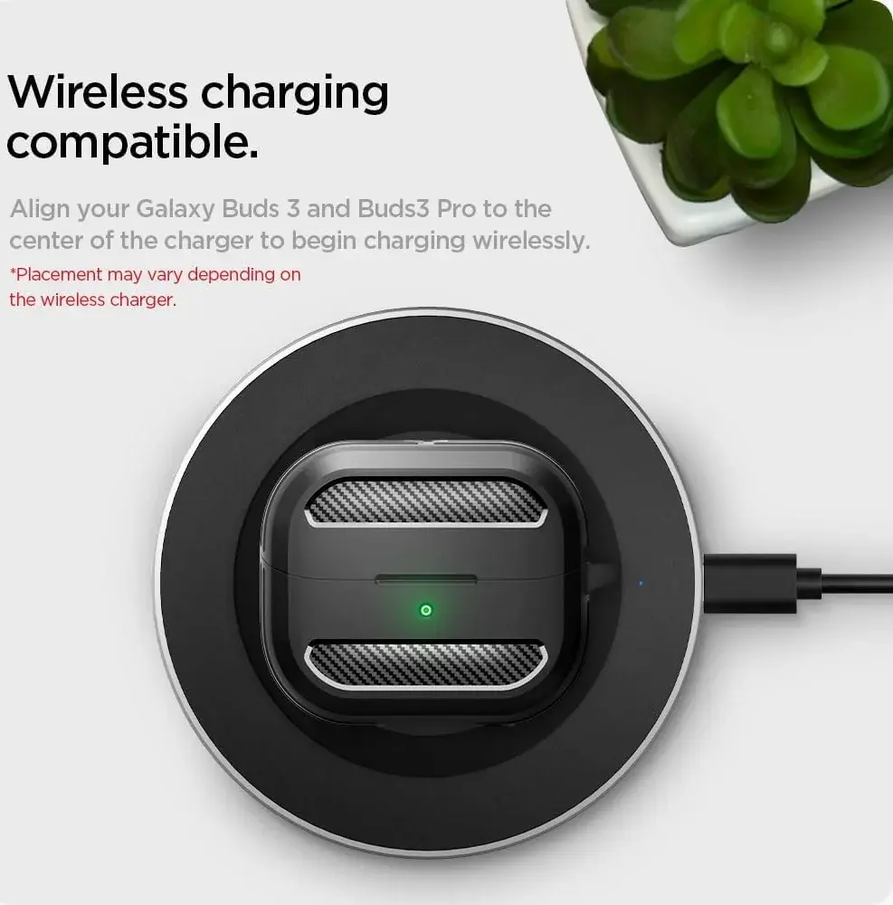 Spigen Rugged Armor Samsung Galaxy Buds 3 / 3 Pro Hoesje Zwart afbeelding 9