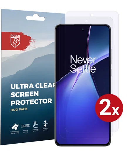 Rosso OnePlus Nord CE4 Screen Protector Ultra Clear Duo Pack afbeelding 1
