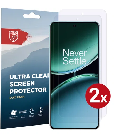 Rosso OnePlus Nord 4 Screen Protector Case Friendly Folie Duo Pack afbeelding 1