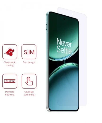 Rosso OnePlus Nord 4 Screen Protector Case Friendly Folie Duo Pack afbeelding 2