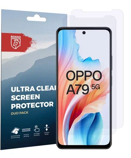 Rosso Oppo A79 Screen Protector Ultra Clear Duo Pack afbeelding 7