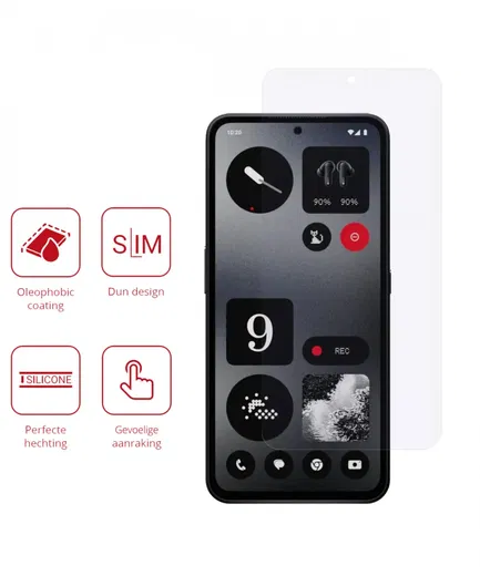 Rosso Nothing CMF Phone 1 Screen Protector Ultra Clear Duo Pack afbeelding 2