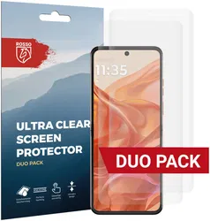 Rosso Motorola Razr 50 Screen Protector Ultra Clear Duo Pack afbeelding