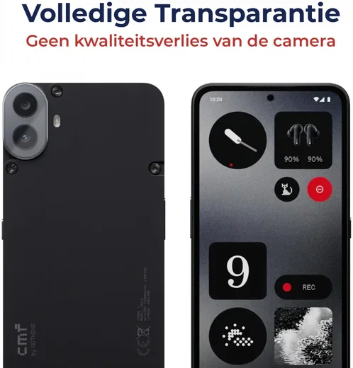 Rosso Nothing CMF Phone 1 Camera Lens Protector Transparant afbeelding 5