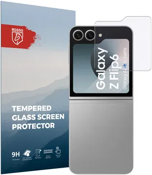 Rosso Samsung Galaxy Z Flip 7 FE / 6  Tempered Glass Screen Protector Achterkant