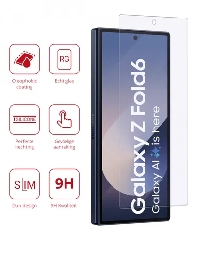 Rosso Samsung Galaxy Z Fold 6 9H Tempered Glass Screen Protector Voorkant afbeelding 2