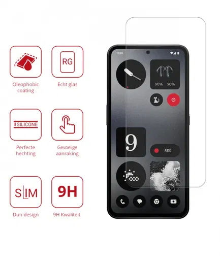 Rosso Nothing CMF Phone 1 9H Tempered Glass Screen Protector afbeelding 2
