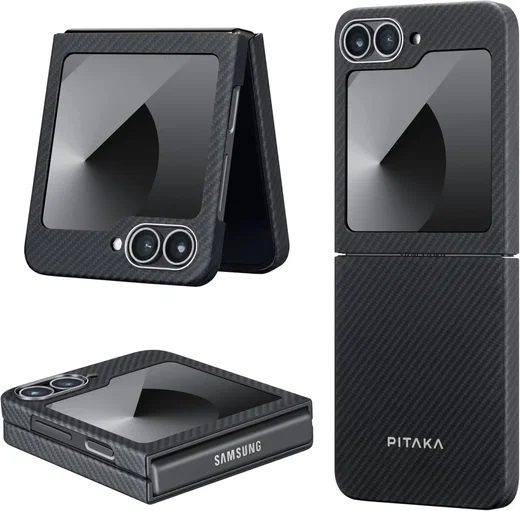PITAKA MagEZ 5 Samsung Galaxy Z Flip 6 Hoesje 600D Ultra Dun MagSafe Zwart afbeelding 16