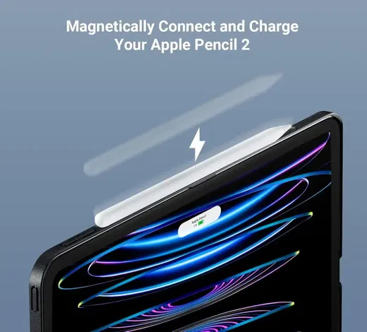PITAKA MagEZ Apple iPad Pro 11 (2022/2021) Hoes Back Cover Zwart afbeelding 8