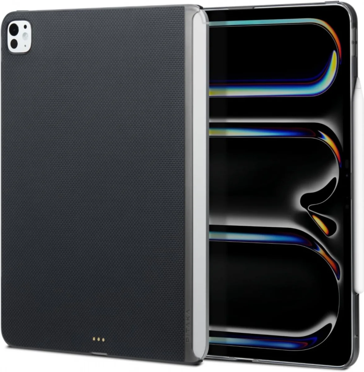 PITAKA MagEZ Apple iPad Pro 11 (2022/2021) Hoes Back Cover Zwart afbeelding 2