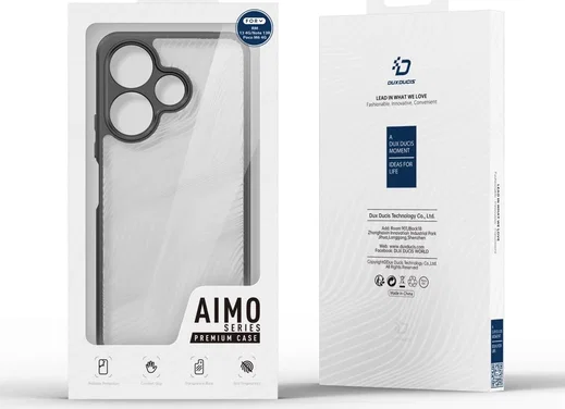 Dux Ducis Aimo Xiaomi Redmi 13 4G / Poco M6 Hoesje Back Cover Zwart afbeelding 2