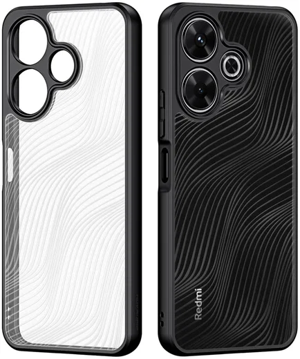 Dux Ducis Aimo Xiaomi Redmi 13 4G / Poco M6 Hoesje Back Cover Zwart afbeelding 3