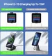 Duzzona Qi2 3-in-1 MagSafe Oplader iPhone/AirPods (Pro)/Apple Watch Transparant afbeelding 9