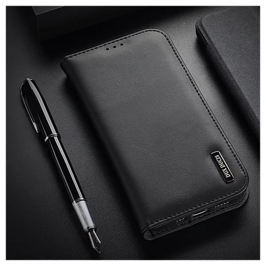Dux Ducis Hivo Apple iPhone 16 Hoesje RFID Book Case Zwart afbeelding 8