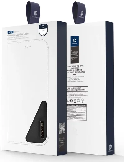 Dux Ducis Hivo Apple iPhone 16 Hoesje RFID Book Case Zwart afbeelding 13