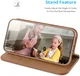 Dux Ducis Hivo Apple iPhone 16 Hoesje RFID Book Case Bruin afbeelding 3