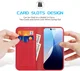 Dux Ducis Hivo Apple iPhone 16 Hoesje RFID Book Case Rood afbeelding 2