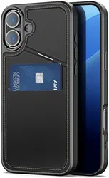 Dux Ducis Rafi II Apple iPhone 16 Hoesje MagSafe Back Cover Zwart afbeelding