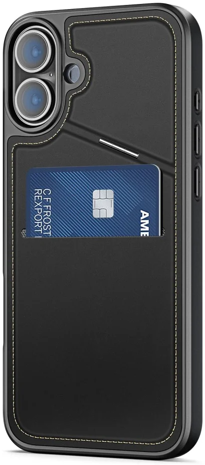 Dux Ducis Rafi II Apple iPhone 16 Hoesje MagSafe Back Cover Zwart afbeelding 2