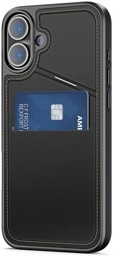 Dux Ducis Rafi II Apple iPhone 16 Hoesje MagSafe Back Cover Zwart afbeelding 2