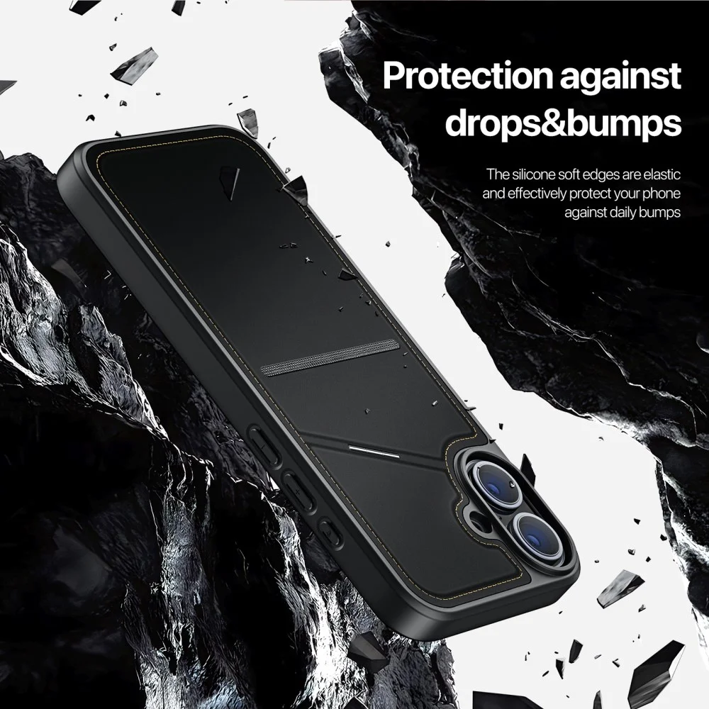 Dux Ducis Rafi II Apple iPhone 16 Hoesje MagSafe Back Cover Zwart afbeelding 9