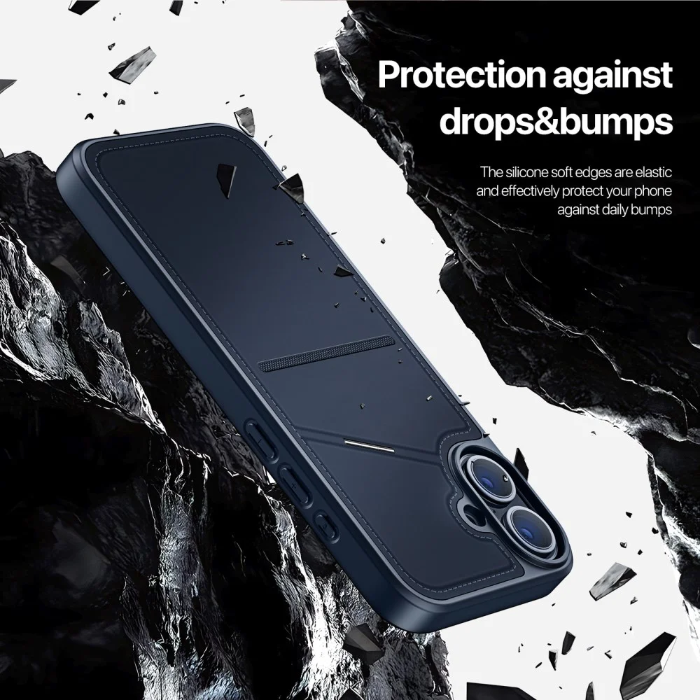 Dux Ducis Rafi II Apple iPhone 16 Hoesje MagSafe Back Cover Blauw afbeelding 11