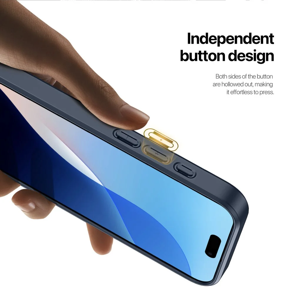 Dux Ducis Rafi II Apple iPhone 16 Hoesje MagSafe Back Cover Blauw afbeelding 12