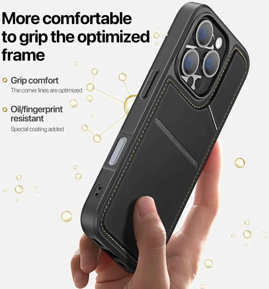 Dux Ducis Rafi II Apple iPhone 16 Pro Hoesje MagSafe Back Cover Zwart afbeelding 10