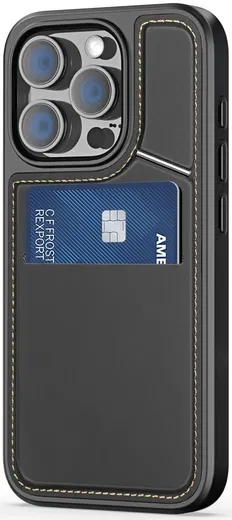 Dux Ducis Rafi II Apple iPhone 16 Pro Hoesje MagSafe Back Cover Zwart afbeelding 2