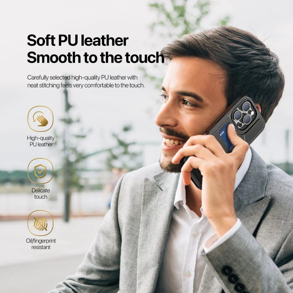 Dux Ducis Rafi II Apple iPhone 16 Pro Hoesje MagSafe Back Cover Zwart afbeelding 9