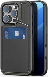 Dux Ducis Rafi II iPhone 16 Pro Max Hoesje MagSafe Back Cover Zwart afbeelding