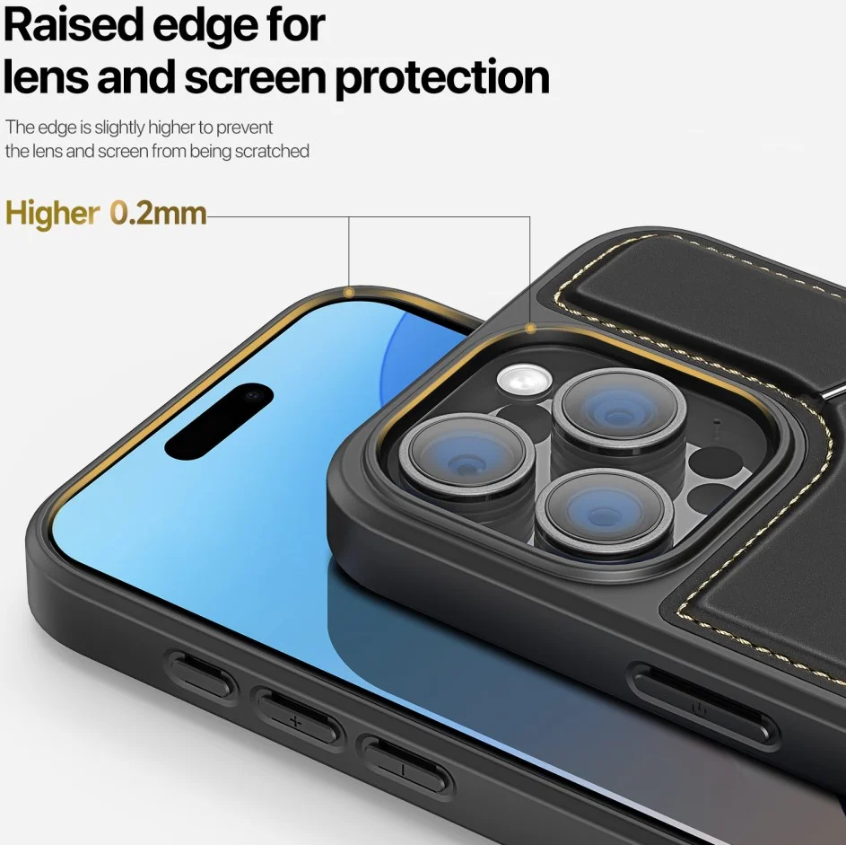 Dux Ducis Rafi II iPhone 16 Pro Max Hoesje MagSafe Back Cover Zwart afbeelding 11