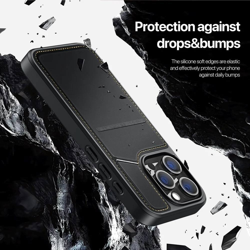 Dux Ducis Rafi II iPhone 16 Pro Max Hoesje MagSafe Back Cover Zwart afbeelding 9